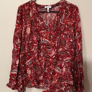 Jessica Simpson Women’s Medium patterned dress shirt